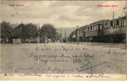 T2/T3 1910 Piliscsaba-tábor, Vasútállomás, Vonat. Kriston József Kiadása - Unclassified