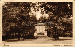 T2/T3 1933 Sopron, Deák Tér, 9-es Nádasdy Huszárok Emlékműve, Hősök Szobra (EK) - Ohne Zuordnung
