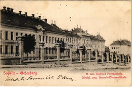 T2/T3 1905 Sopron, Oedenburg; M. Kir. Honvéd Főreáliskola. Josef Popper (EK) - Unclassified