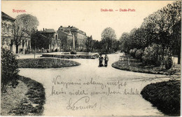 T2 1912 Sopron, Deák Tér. Blum Náthán és Fia Kiadása - Non Classés