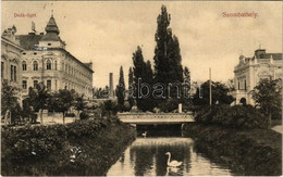 T2 1907 Szombathely, Deák Liget, Híd, Kávéház. L.K.J. 73. Sz. - Non Classificati
