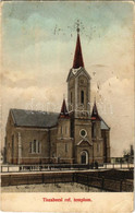 T2/T3 1909 Tiszabecs, Református Templom Télen (EK) - Ohne Zuordnung