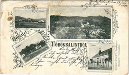 * T3 1899 (Vorläufer) Törökbálint, Vasútállomás, Gőzmozdony, Vonat, Látkép, Kaszinó, Zárda. Budovinsky Fényképész. Budov - Ohne Zuordnung