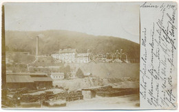 * T3 1900 Anina, Stájerlakanina, Steierdorf; Vasgyár / Iron Works, Factory. Photo (szakadás / Tear) - Sin Clasificación