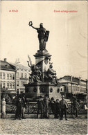 * T2/T3 Arad, Szabadság Szobor, Hammer Vilmos, Ries J. Társa üzlete, Aradi Kereskedők Köre / Statue, Monument, Shops (EK - Ohne Zuordnung