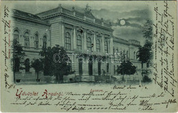 T3 1899 (Vorläufer) Arad, Lyceum Este. Bloch H. Kiadása / School At Night (szakadás / Tear) - Ohne Zuordnung