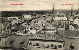 * T2 1910 Arad, Fő Tér Madártávlatból. Ruhm Ödön Felvétele / Main Square - Ohne Zuordnung