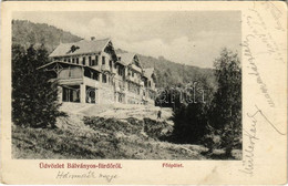 T2/T3 Bálványosfürdő, Baile Balvanyos (Torja, Turia); Főépület. Divald Károly Fia Kiadása / Spa, Bathhouse (EK) - Ohne Zuordnung