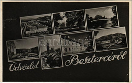 T2/T3 1943 Beszterce, Bistritz, Bistrita; Üdvözlet Mozaiklap / Greetings Multi-view Postcard (EK) - Ohne Zuordnung