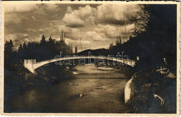 * T2/T3 1941 Beszterce, Bistritz, Bistrita; Híd / Bridge. Photo - Ohne Zuordnung