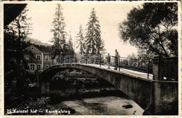 T2/T3 1942 Beszterce, Bistritz, Bistrita; Kainzel Híd / Keintzelsteg / Bridge (EK) - Ohne Zuordnung