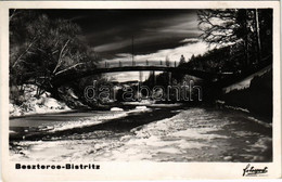 T2 1943 Beszterce, Bistritz, Bistrita; Híd Télen / Bridge In Winter. Fotosport - Ohne Zuordnung