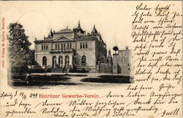 T2/T3 1899 (Vorläufer) Beszterce, Bistritz, Bistrita; Gewerbevereinshaus / Iparosegylet Háza. M. Binder Kiadása / House  - Ohne Zuordnung