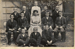 T3 1911 Boksánbánya, Németbogsán, Deutsch-Bogsan, Bocsa Montana; Privrednik Kadétok Melania Panayot Biztosasszonnyal (ta - Ohne Zuordnung