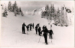 * T1/T2 1942 Borsafüred, Borsa (?) (Máramaros); "Olimpiai" Sí Lesiklópálya Felső Szakasza Télen / Ski Slope, Winter Spor - Ohne Zuordnung