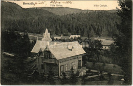 T2 1910 Borszék, Borsec; Reiter és Caritás Villa / Villas - Ohne Zuordnung