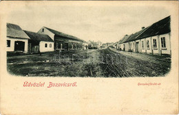 T2/T3 1904 Bozovics, Bozovici; Herkulesfürdői út, Spärger Ignác üzlete / Street View, Shop (EK) - Ohne Zuordnung