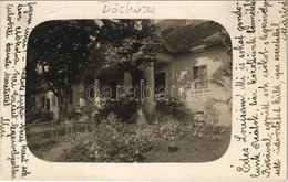 T2 1915 Bősháza, Biusa; Kaizler György Kúriája, Kastély / Villa, Castle. Photo + "POSTAI ÜGYN." - Ohne Zuordnung
