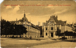 ** T4 Brassó, Kronstadt, Brasov; Pénzügyi Palota és M. Kir. Posta és Távirda Hivatal. W.L. 105. / Palace Of Finance, Pos - Ohne Zuordnung