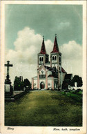 * T2 Bény, Bína; Római Katolikus Templom, Országzászló / Church, Hungarian Flag - Unclassified