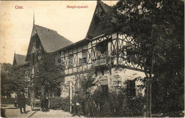 T2/T3 1908 Csíz, Csízfürdő, Kúpele Cíz; Margit Nyaraló. Kohn Adolf Kiadása / Villa, Spa (EK) - Unclassified