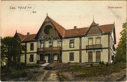 T2/T3 1908 Csíz, Csízfürdő, Kúpele Cíz; Milán Nyaraló. Kohn Adolf Kiadása / Villa (EK) - Unclassified
