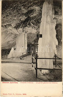 T2/T3 1907 Dobsina, Dobschau; Dobsinai Jégbarlang, Belső, Oltár. Fejér E. Kiadása / Eishöhle Dobsina / Ice Cave, Interio - Unclassified