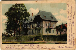* T2/T3 1906 Fenyőháza, Lubochna; Gyógyfürdő Vízgyógyintézet és Nyaralótelep (Bérlő Jahn Nándor) / Spa, Villa, Hotel (EK - Unclassified