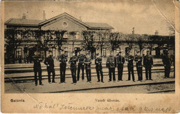 T3/T4 Galánta, Galanta; Vasútállomás, Vasutasok / Railway Station, Railwaymen (EB) - Unclassified
