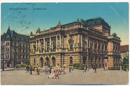 * T3/T4 1915 Liberec, Reichenberg; Stadttheater / Theatre (wet Damage) - Ohne Zuordnung
