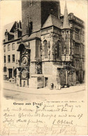 T2/T3 1901 Praha, Prag; Die Erkerkapelle Am Altst. Rathhaus / Chapel At The Town Hall (EK) - Unclassified