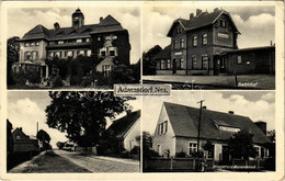 T2/T3 1939 Sulimierz, Adamsdorf (Myslibórz, Soldin); Schloss, Bahnhof, Dorfstrasse, Otto Hinzpeters Warenhaus / Castle,  - Ohne Zuordnung
