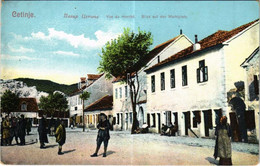 * T2/T3 Cetinje, Cettinje, Cettigne; Vue Du Marché / Blick Auf Den Marktplatz / Market Square (EK) - Non Classés