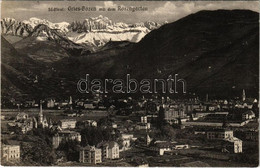 * T2 1908 Bolzano, Gries-Bozen (Südtirol); Rosengarten / Catinaccio - Ohne Zuordnung