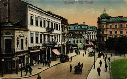 T2/T3 1925 Bucharest, Bukarest, Bucuresti, Bucuresci; Cal. Victoriei / Street View, Shops (EK) - Unclassified