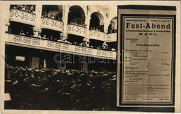 * T2/T3 Bucharest, Bukarest, Bucuresti, Bucuresci; Ephorie-Saal, 17. August 1917. Fest-Abend Zur Feier Des Allerhöchsten - Unclassified