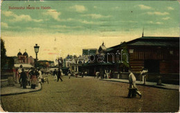 * T2/T3 1913 Bucharest, Bukarest, Bucuresti, Bucuresci; Bulevardul Maria Cu Halele / Street View, Market (EB) - Unclassified