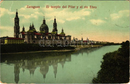 * T2/T3 Zaragoza, El Tempo Del Pilar Y El Rio Ebro / Church, River (EB) - Ohne Zuordnung