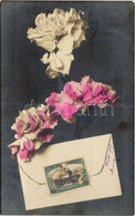 T2/T3 1907 Romanian Stamp With Flowers And Letter - Ohne Zuordnung