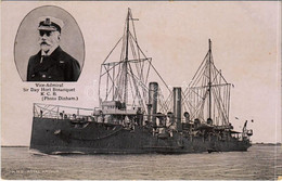 ** T4 HMS Royal Arthur, Vice-Admiral Sir Day Hort Bosanquet K. C. B. (Photo Dinham) (b) - Ohne Zuordnung