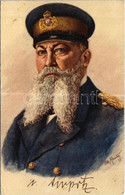 * T2/T3 Grossadmiral Von Tirpitz, Serie 4043. 4038/6. / German Navy (Kaiserliche Marine) Art Postcard, Admiral V. Tirpit - Sin Clasificación