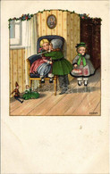* T2/T3 1920 Children Art Postcard, Dolls. M. M. Nr. 1202. S: Pauli Ebner - Sin Clasificación