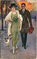 T2/T3 1927 Olasz Művészlap, Pár / Italian Art Postcard, Couple. Proprieta Artistica Riservata 184-1. (EK) - Sin Clasificación