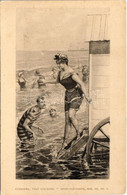 ** T1/T2 Strandolás / On The Beach. Theo Stroefer Sport-Postkarte Ser. 195. Nr. 4. S: Th. Zasche - Sin Clasificación