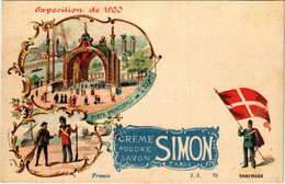 ** T2 Paris, Exposition De 1900. Porte Principale De L'Exposition. "Simon" Creme Poudre Savon / 1900 Paris Exposition Wi - Sin Clasificación