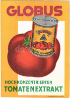 ** T2 Globus Konzervek Német Nyelvű Reklámlapja. Manfred Weiss, Budapest / Hungarian Canned Foods Advertisement In Germa - Sin Clasificación