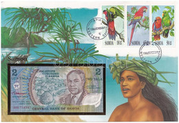 Szamoa 1990. 2T Felbélyegzett Borítékban, Bélyegzéssel T:I Samoa 1990. 2 Tala In Envelope With Stamp And Cancellation C: - Zonder Classificatie