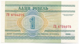 Fehéroroszország 2000. 1R T:II Belarus 2000. 1 Ruble C:XF Krause P#21 - Non Classés