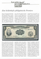 Fülöp-szigetek 1949. 1P Német Nyelvű Leírással T:I- Philippines 1949. 1 Pesos With German Description C:AU Krause P# 133 - Non Classés