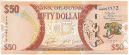 Guyana 2016. 50$ "AA998773" "A Felszabadulás 50. évfordulója" Emlékkiadás T:I- Guyana 2016. 50 Dollars "AA998773" "50 Ye - Zonder Classificatie